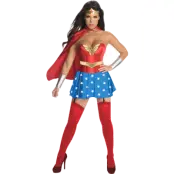 Wonder Woman Deluxe Maskeraddräkt S