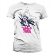 Wonder Woman Flying Girly Tee, T-Shirt