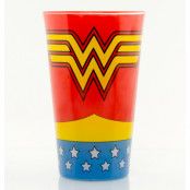 Wonder Woman Stort Färgat Glas