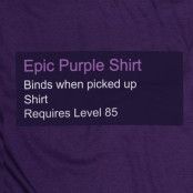 World Of Warcraft Epic Purple T-Shirt