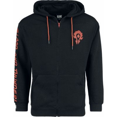 World Of Warcraft - gaming Luvjacka - Horde - Blood And Thunder - S XXL - för Herr - svart
