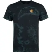 World Of Warcraft - gaming T-shirt - Azeroth Map - S L - för Herr - svart