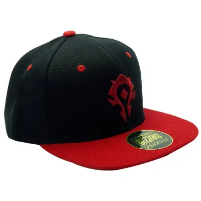 World Of Warcraft Snapback Keps Horde Svart&Röd