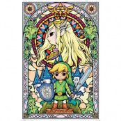 Legend Of Zelda - Poster 61x91 - Stained Glass