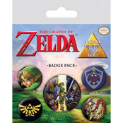 Nintendo The Legend Of Zelda Badge Pack