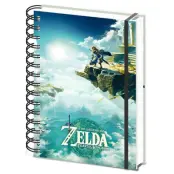 The Legend of Zelda A5 lenticular notebook
