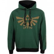 The Legend Of Zelda - gaming Luvtröja - Hyrule and Symbols - M XXL - för  mörkgrön