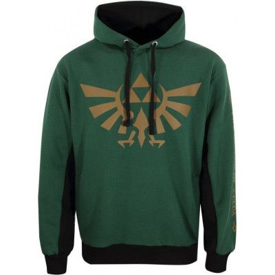 The Legend Of Zelda - gaming Luvtröja - Hyrule and Symbols - S XXL - för  mörkgrön