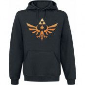 The Legend Of Zelda - gaming Luvtröja - Hyrule - Triforce Logo - S XXL - för Herr - svart