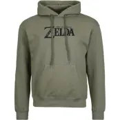 The Legend Of Zelda - gaming Luvtröja - Logo and Shield - S XXL - för  oliv