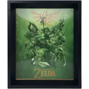 The Legend Of Zelda - gaming Poster - Link 3D Bild - för None - flerfärgad