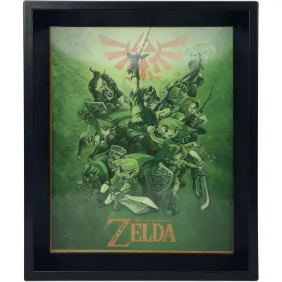 The Legend Of Zelda - gaming Poster - Link 3D Bild - för None - flerfärgad