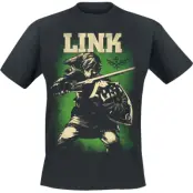 The Legend Of Zelda - gaming T-shirt - Link - Hero Of Hyrule - M L - för Herr - svart