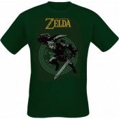 The Legend Of Zelda - gaming T-shirt - Link - S XXL - för Herr - grön