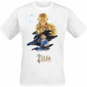 The Legend Of Zelda - gaming T-shirt - Poster - S XL - för Herr - vit