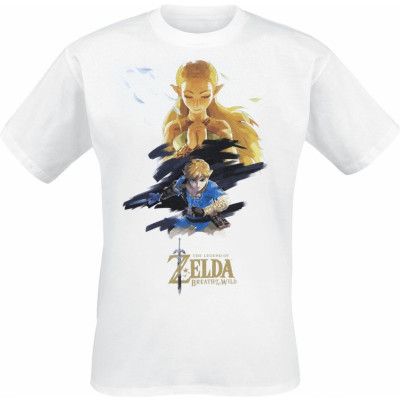 The Legend Of Zelda - gaming T-shirt - Poster - XL XXL - för Herr - vit