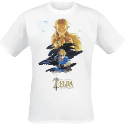 The Legend Of Zelda - gaming T-shirt - Poster - XL XXL - för Herr - vit