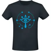 The Legend Of Zelda - gaming T-shirt - Sheika Symbol - S XXL - för  svart