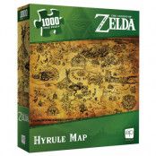Pussel The Legend of Zelda Hyrule Map 1000Bitar