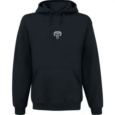 The Punisher - Disney Luvtröja - Punisher Skull With Metallic Link - S XXL - för Herr - svart
