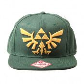 Zelda Green Snap Back With Golden Logo Cap