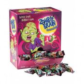 200 St Ilham Zombie Brain - Supersur Tungfärgande Tuggummi - Hel Låda 920 Gram