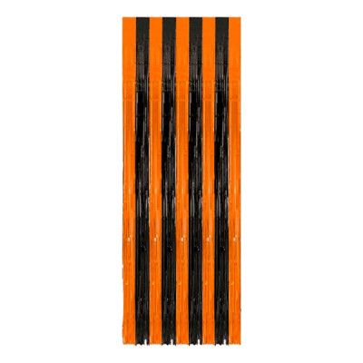 Dörrdraperi Halloween Svart/Orange