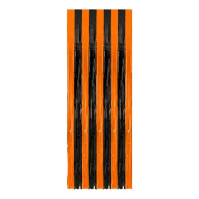 Dörrdraperi Halloween Svart/Orange