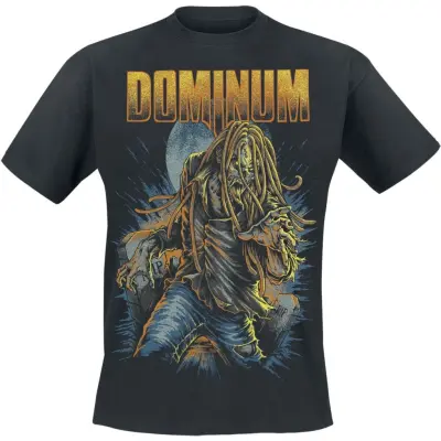 Dominum T-shirt - Zombie Tommy - S 4XL - för Herr - svart