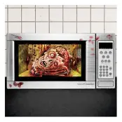 Halloweendekor Mikrovågsugn