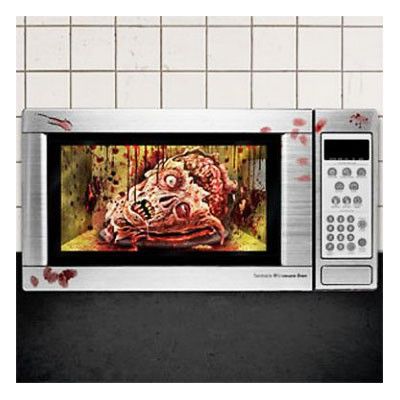 Halloweendekor Mikrovågsugn