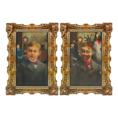 Halloweentavla Ruttnande Zombiepojke