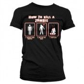 How To Kill A Zombie Girly T-Shirt, T-Shirt