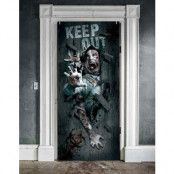 Keep Out - Zombie Dörrdekoration 80x180 cm