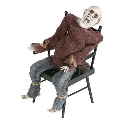 Ljudaktiverad Zombie i Stol Prop