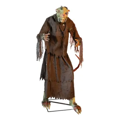 Muterad Zombieråtta Animerad Prop