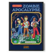 My First Zombie Acopalypse Poster Standard