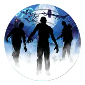 Papperstallrikar Zombie - 8-pack