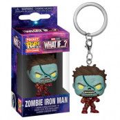POP Pocket keychain Marvel What If Zombie Iron Man