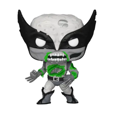 Pop! Marvel: Zombies - Wolverine (B&W) (Glows in The Dark) (Special Edition) #662 Vinyl Figure
