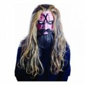 Rob Zombie Latexmask med Hår