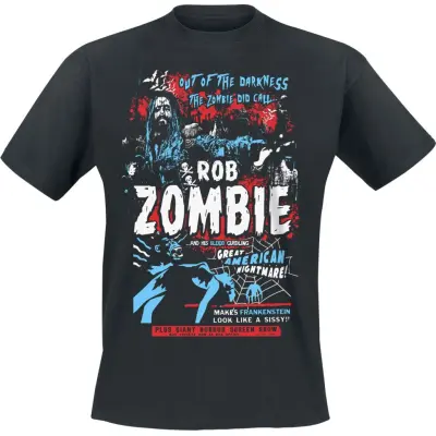 Rob Zombie T-shirt - Call - L XXL - för Herr - svart