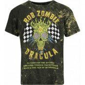 Rob Zombie T-shirt - Dragula Racing - S 4XL - för Herr - brun