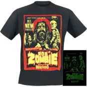Rob Zombie T-shirt - Ghoularama - Glow In The Dark - S 5XL - för Herr - svart
