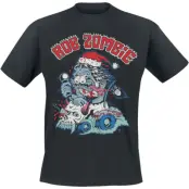 Rob Zombie T-shirt - Santa Freak - S 5XL - för Herr - svart