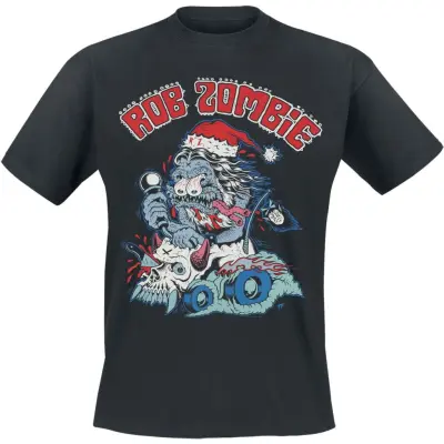 Rob Zombie T-shirt - Santa Freak - S 5XL - för Herr - svart