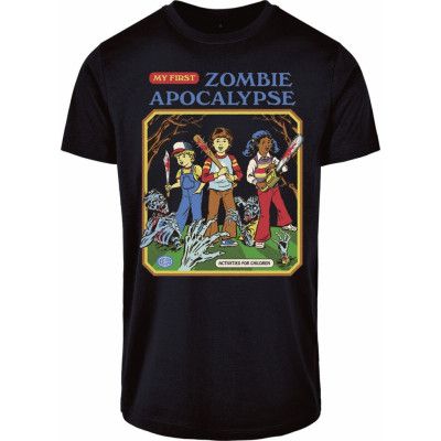 Steven Rhodes - Fun T-shirt - My First Zombie Apocalypse - S 4XL - för Herr - svart
