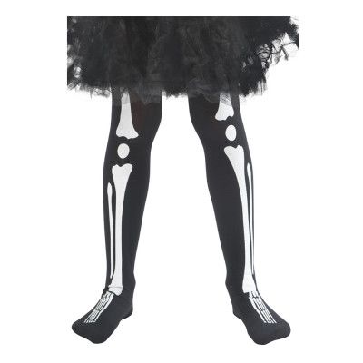 Strumpbyxor Skelett Barn - One size