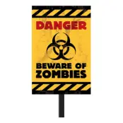 Varning för Zombies Skylt