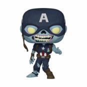 POP What If...? Animation Zombie Captain America Exclusive 9 cm